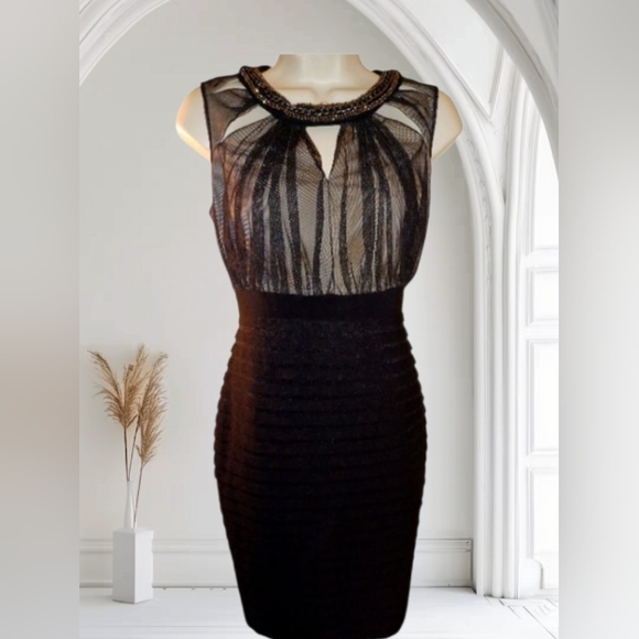 SIGNATURE BY SANGRIA Gorgeous Cocktail party Dress Size 6p - Picture 1 of 7